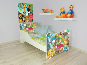 Detská posteľ s obrázkom 160x80 - Kráľovstvo (Detská posteľ Kráľovstvo 160x80 bez úložného priestoru)