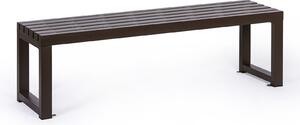 Parková lavička ALURA, 1500 mm, hnedá
