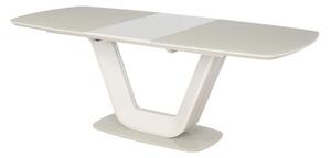 Jedálenský stôl IRMA, biela, 76x90x160-220