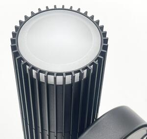 Vonkajšie nástenné bodové svietidlo LANTHEA 2xGU10/11W/230V IP44 čierne