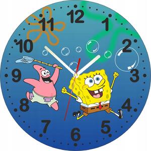 Detské nástenné hodiny SpongeBob