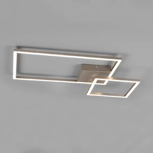 Stropné LED svetlo Padella, otočné, 4 000 K, nikel