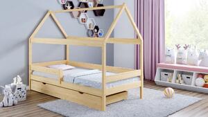 Detská posteľ Domček 160x80 (S úložným priestorom)