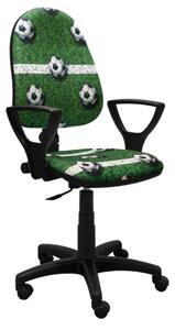 Detská stolička Argo fotbal zelená