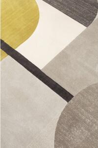 ZUIVER HILTON YELLOW koberec 240 x 240 cm