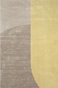 ZUIVER HILTON YELLOW koberec 240 x 240 cm