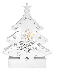 SOLIGHT LED kovový vianočný stromček, 2x batéria AA, IP20