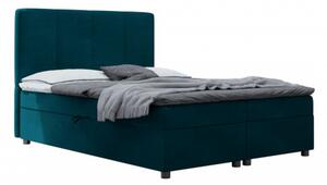 Čalúnená posteľ 140x200 MIKALYA - zelená