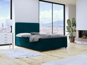 Čalúnená posteľ 180x200 MIKALYA - zelená