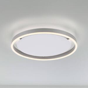 LED stropné svietidlo Ritus, Ø 39,3 cm, hliník, Hliník / sivá / zinok, Obývacia izba / jedáleň, Hliník, Moderný, Závesné svietidlo