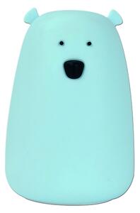 LED RGB Detská dotyková lampička BEAR LED/0,8W/5V modrá