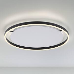 LED stropné svietidlo Ritus, Ø 58,5 cm, antracitová farba, Čierna, Obývacia izba / jedáleň, Hliník, Moderný, Závesné svietidlo
