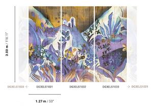 Vliesová fototapeta na stenu, Kvety, listy, DG3ELS1031, Wall Designs III, Khroma by Masureel