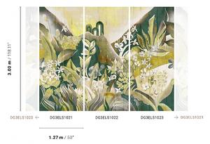 Vliesová fototapeta na stenu, Kvety, listy, DG3ELS1021, Wall Designs III, Khroma by Masureel