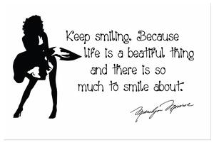 Gario Obraz na plátne Keep smiling Veľkosť: 90 x 60 cm