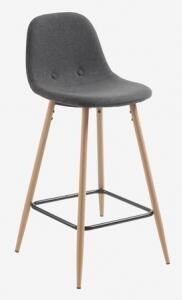 NOLITE BAR 65 cm pultová stolička Sivá - tmavá