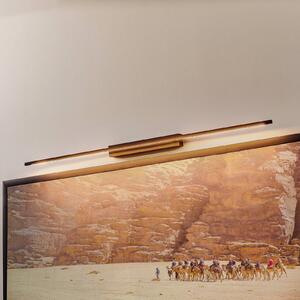 Quitani LED obrazové svetlo Tolu, čierne, dĺžka 138 cm