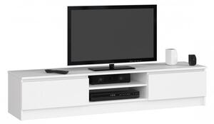 TV stolík RTV K160 2D1P, 160x33x40, biela