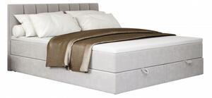 Moderná čalúnená posteľ 180x200 CORNELIE - sivá