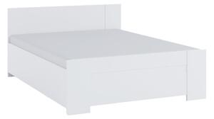 Manželská posteľ BONY + rošt, 160x200, biela + matrac 16 cm