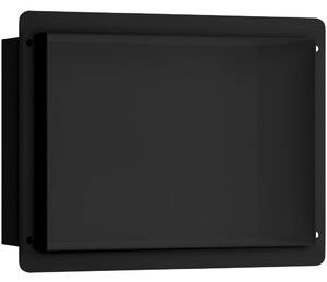 CERANO - Zápustná polička / nika do obkladu - čierna matná - 30x20x10 cm