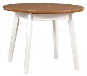 Jedálenský stôl NOEMI 4 - gaštan / biela