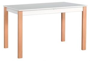 Jedálenský stôl DOROTA 1 - biela / olša