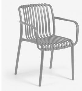 ISABELLINI sivá záhradná stolička - posledné 4 ks Sivá