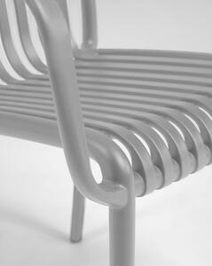 ISABELLINI sivá záhradná stolička - posledné 2 ks Sivá