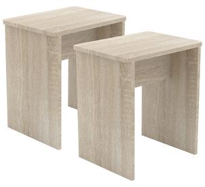 TABURETKA, kompozitné drevo, 40/45/30 cm MID.YOU - Online Only zostavy, Online Only