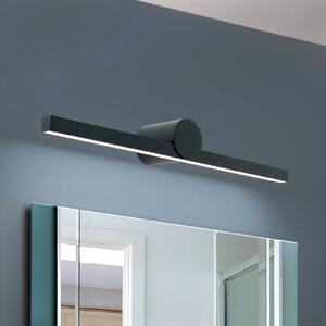Beauty LED zrkadlové svetlo, šírka 61 cm, čierne, Čierna, Kúpeľňa, Hliník, Moderný, Nástenné svietidlo