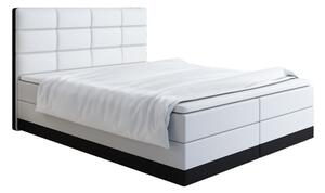 Čalúnená posteľ 180x200 LILLIANA 1 - biela / čierna