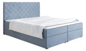 Čalúnená posteľ 180x200 LILLIANA 2 - modrá