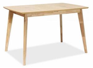 Rozkladací jedálenský stôl BRANDO, 120-160x75x80, dub