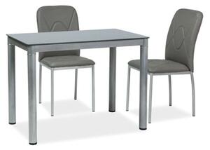 Jedálenský stôl HILMA 100x60, 100x75x60, sivá