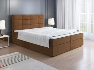 Čalúnená posteľ LILLIANA 1 - 180x200, hnedá