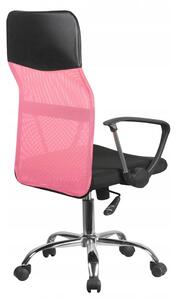 Kancelárska stolička KORAD OCF-7, 58x105-115x60, oranžová/čierna