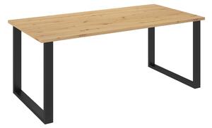 Jedálenský stôl DUSTY, 185x75x90, artisan