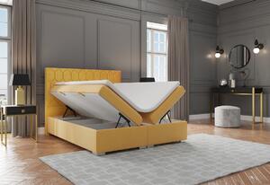 Čalúnená posteľ boxspring PLATIO, 160x200, magic velvet 2241