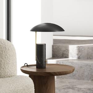 Stolová lampa Mademoiselles, mramor, čierna