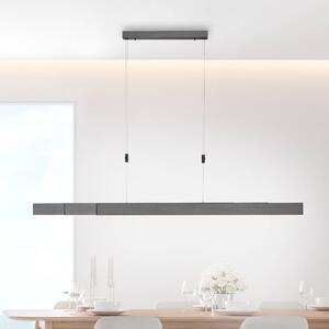 LED závesné svietidlo PURE Moto, platinové, stmievateľné,, Hliník / sivá / zinok, Obývacia izba / jedáleň, kov, Moderný, Závesné svietidlo
