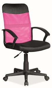 Detská stolička VIKY Q-702, 49x95-105x48, ružová/čierna