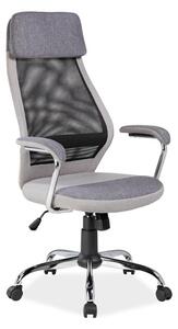 Kancelárska stolička Q-336, 65x117-127x50, sivá