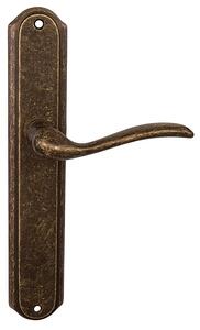 Dverné kovanie MP Julia - SO (OBA - Antik bronz), kľučka-kľučka, Otvor pre obyčajný kľúč BB, MP OBA (antik bronz), 90 mm