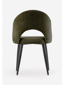 MAEL CHENILLE stolička Zelená