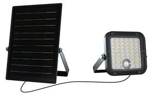LED stmievateľný solárny reflektor so senzorom LED/10W/3,7V 4000/6000K IP65 + DO