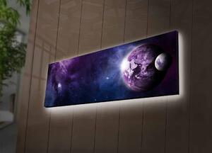 Wallity Obraz s LED osvetlením UNIVERSE 30 x 90 cm