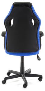 Ak furniture Otočná herná stolička FERO II čierno-modrá