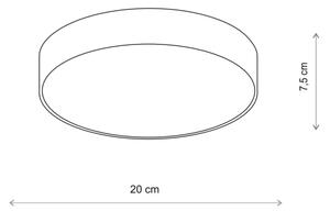 Brilagi - Stropné svietidlo CLARE 1xE27/40W/230V pr. 20 cm béžová