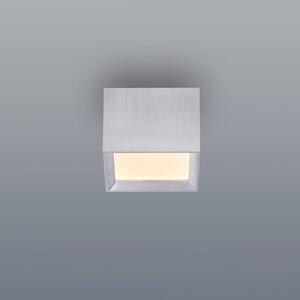 Stropné LED svetlo PURE Manhatten, kamenná farba, 1-pl.,, Hliník / sivá / zinok, Chodba, Hliník, Moderný, Stropné svetlo